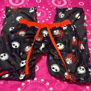Nightmare Before Christmas Jack Skellington Pajama Pants Medium
